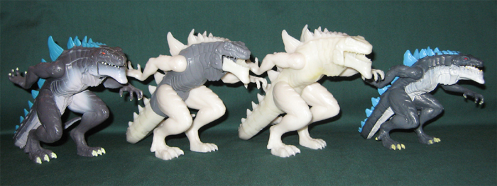 Godzilla The Animated Series Godzilla Prototype Replica Deluxe Figure unpainted 