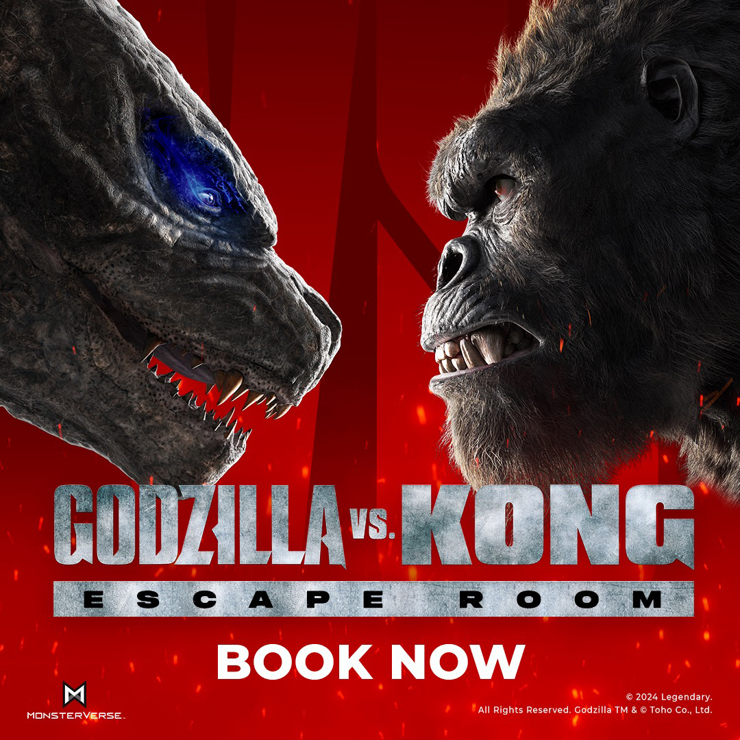 60out and Legendary Open World’s First GODZILLA VS. KONG Escape Room in