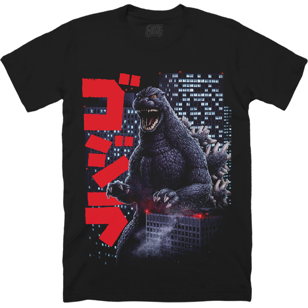 News Shirts Godzilla New | - From Era | Toho CAVITYCOLORS Godzilla Heisei