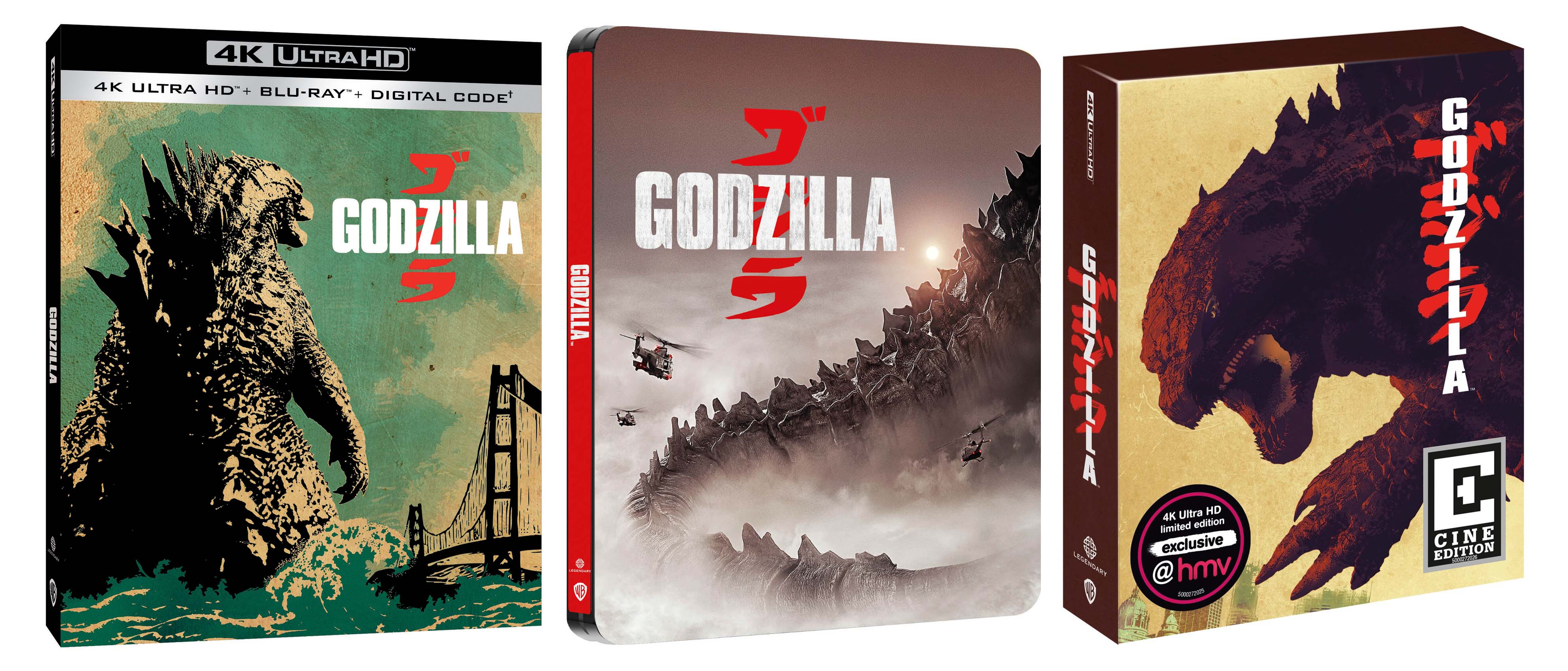 GODZILLA (LIMITED EDITION) 4K UHD/BLU-RAY STEELBOOK