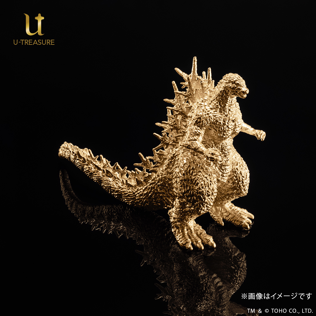 GODZILLA MINUS ONE Solid Gold and Silver Figures | Godzilla
