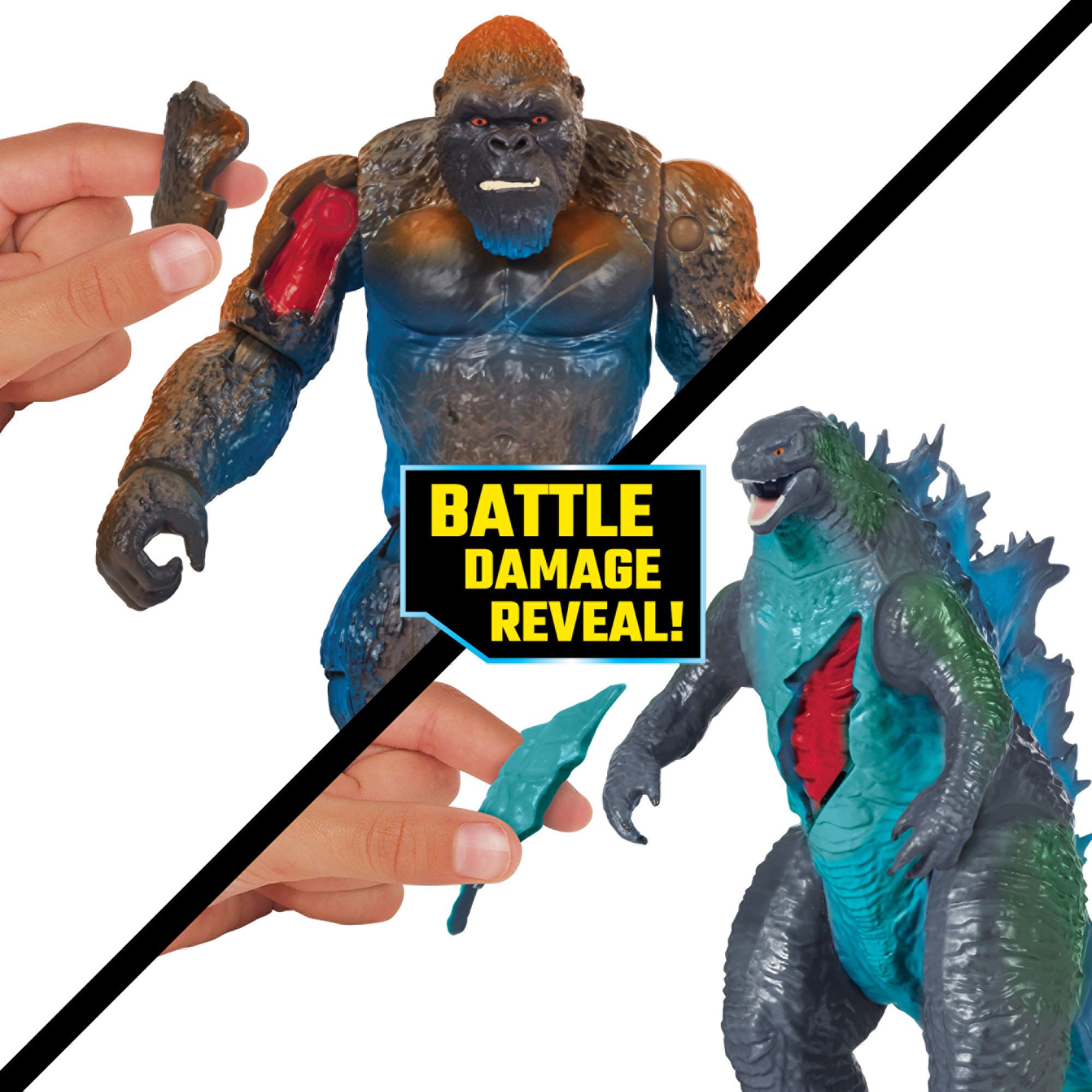 MonsterVerse Godzilla vs. Kong Hollow Earth Monster Wave 2 Action Figure  Case
