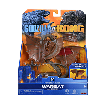 Playmates 2021 GODZILLA VS KONG MECHAGODZILLA & WARBAT InHand FreeShipping KING 