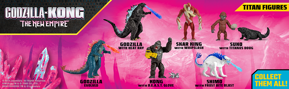 GodzillaxKongTheNewEmpire #Godzilla #Kong #playmates #tokusatsu #god, godzilla  x kong new empire