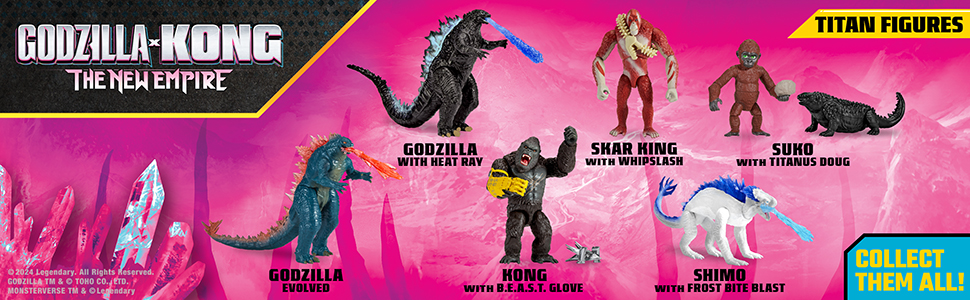 First look at Godzilla x Kong the new empire toys : r/Monsterverse