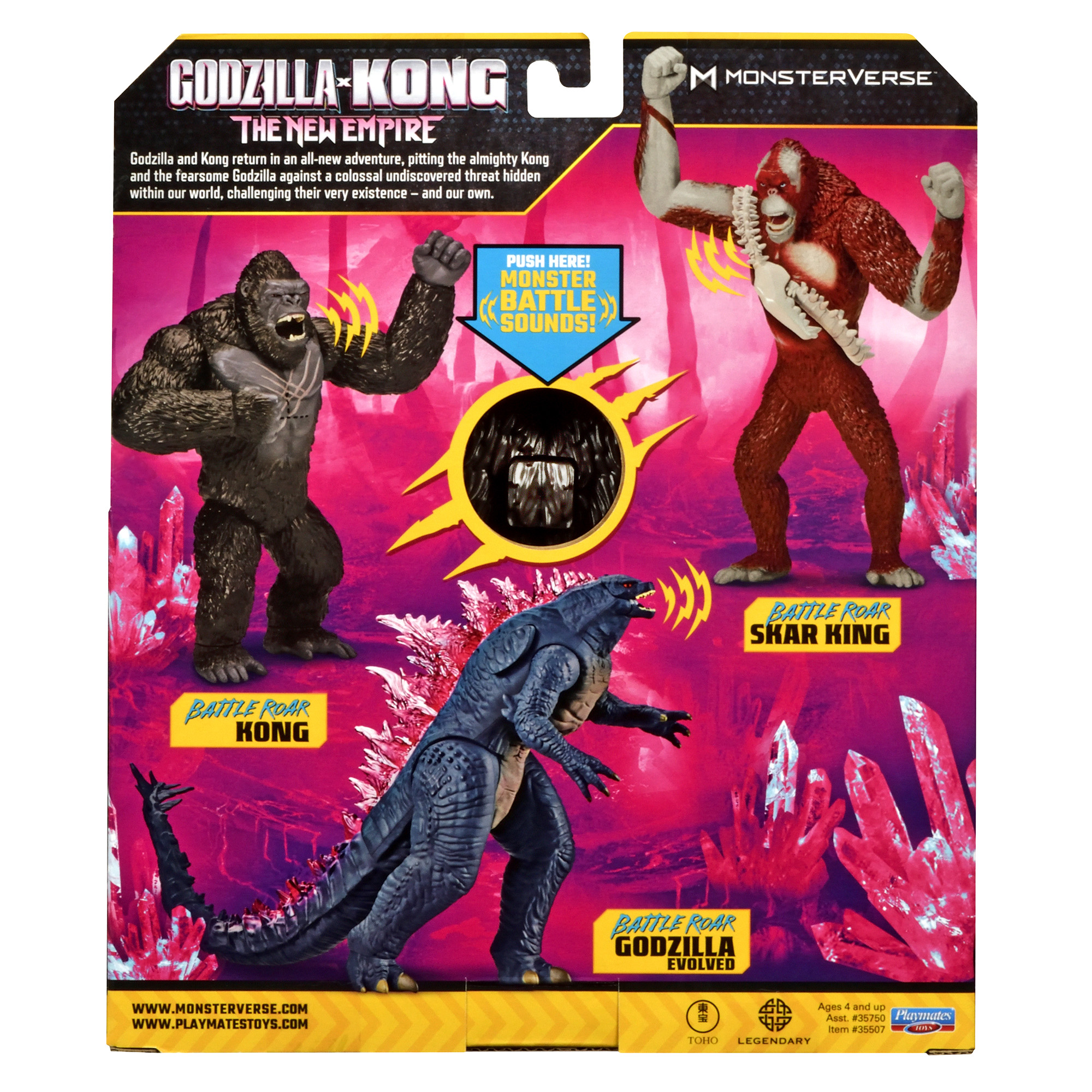 Godzilla x Kong toy box art close ups - Godzilla x Kong: The New Empire  Forum