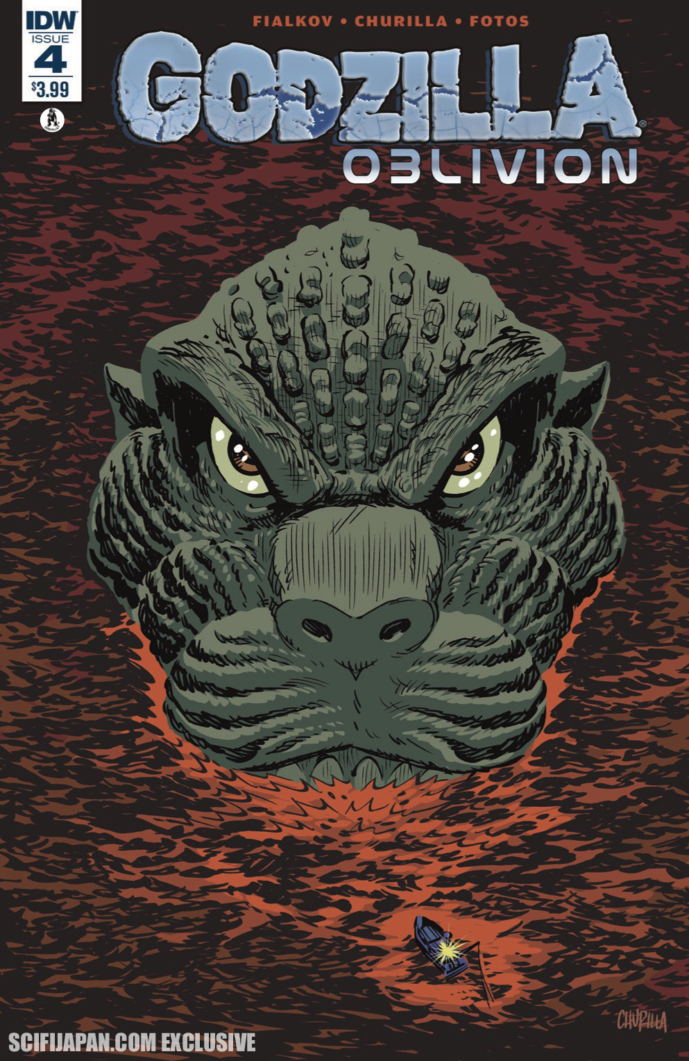 Godzilla Oblivion #4 Variant Vampire Robot Exclusive Cover IDW 