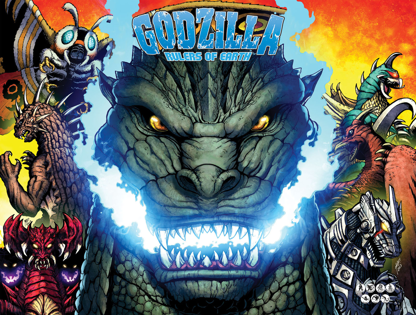 JUL130325 - GODZILLA RULERS OF THE EARTH #4 - Previews World