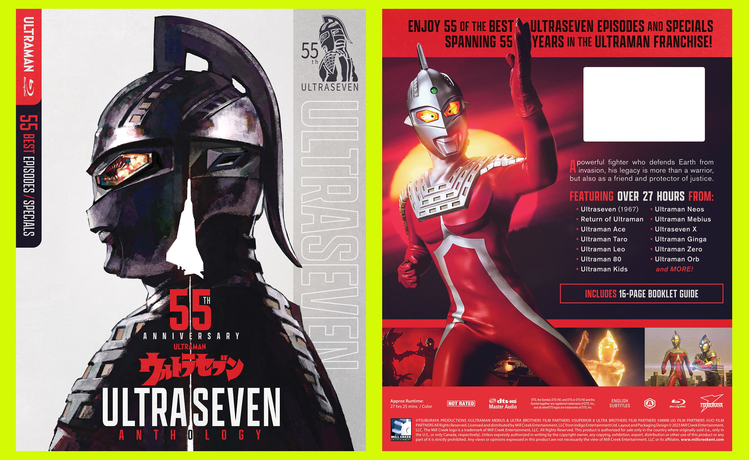 ULTRASEVEN: 55TH ANNIVERSARY ANTHOLOGY - Complete Contents and