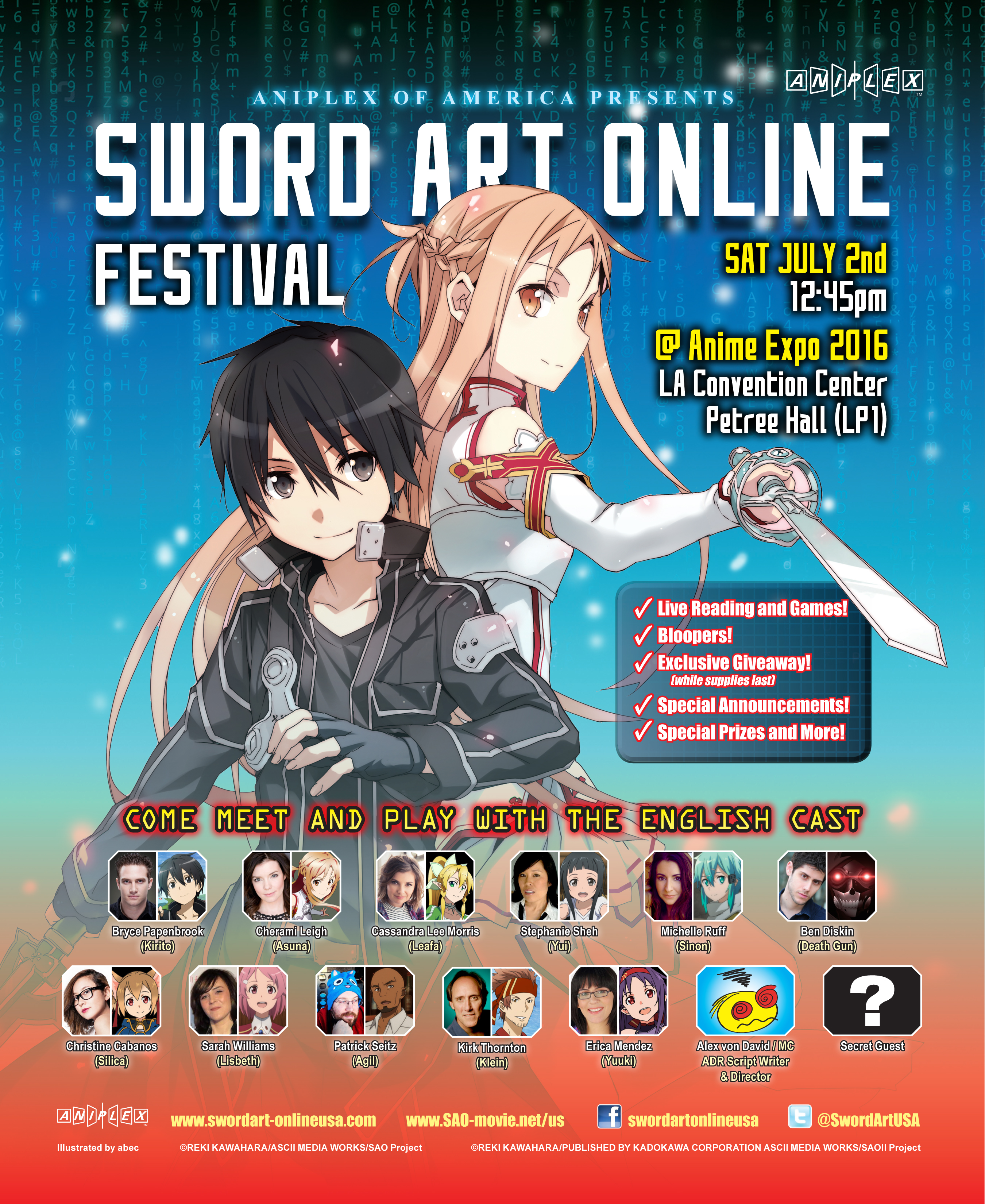 SWORD ART ONLINE Official USA Website