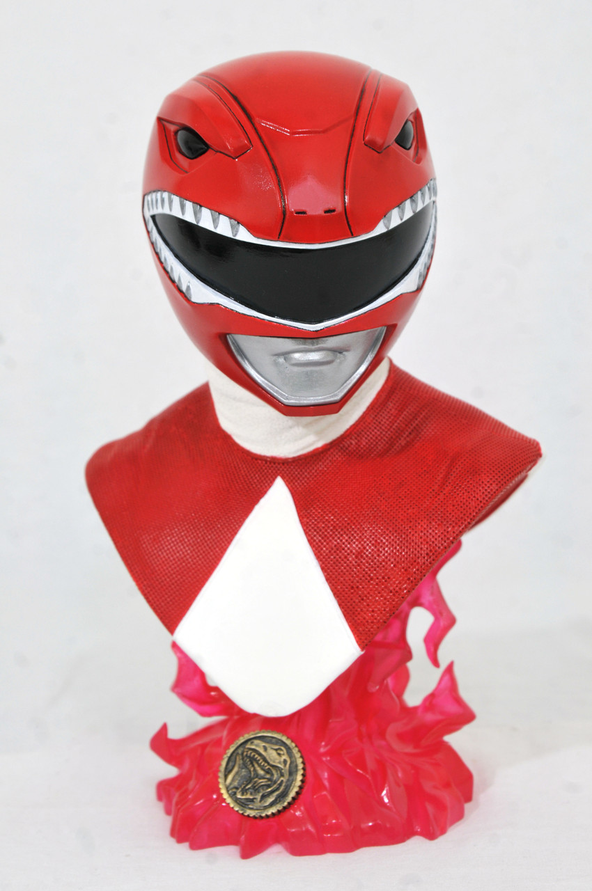 Win MIGHTY MORPHIN POWER RANGERS Red Ranger Legends in 3-Dimensions Bust From Diamond Select Toys!