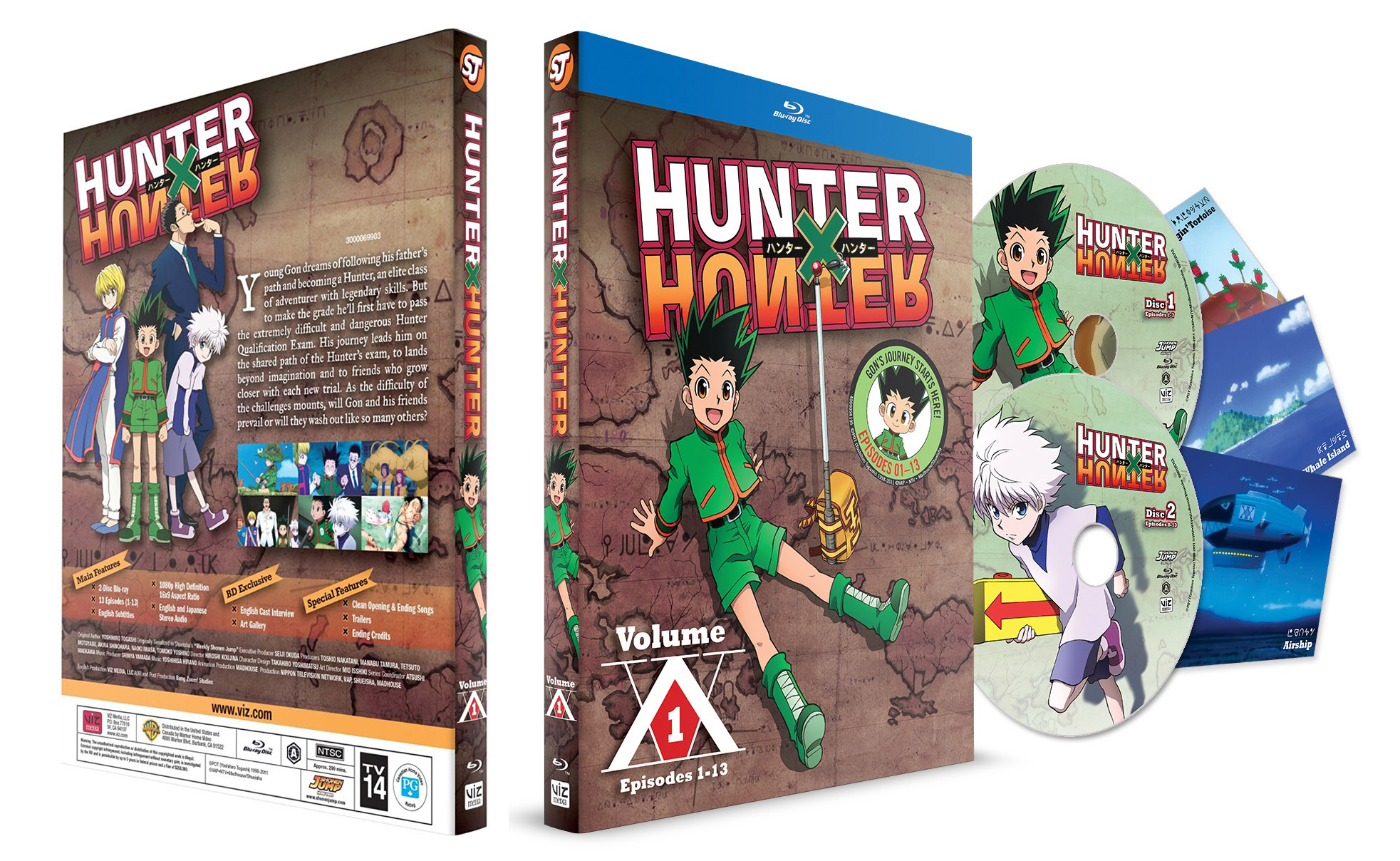 Hunter X Hunter: Volume 1 [2 Discs] [DVD] - Best Buy