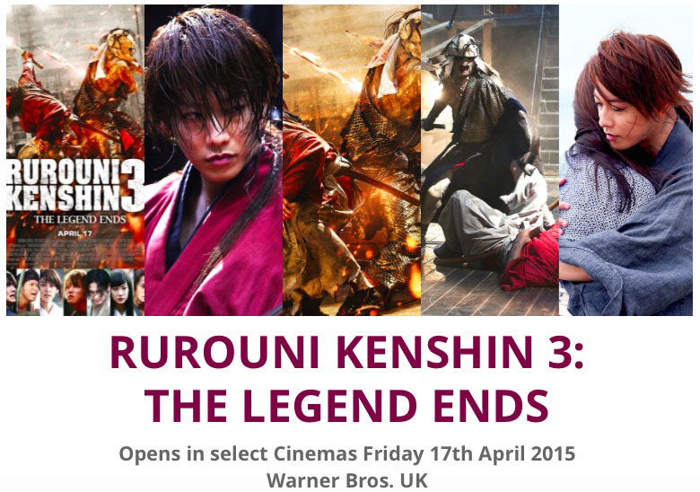 Live-Action 'Rurouni Kenshin 3' Movie Character Posters Released